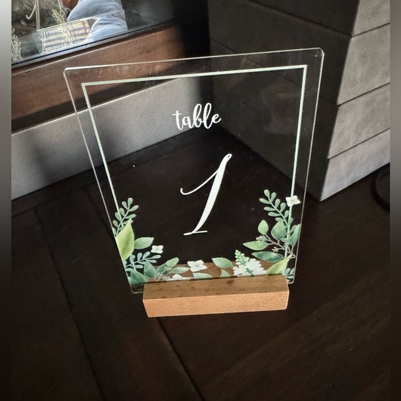 Table Numbers - Wedding - Picture 1 of 2